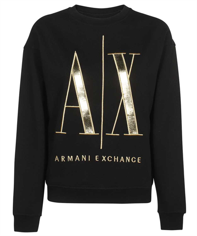 Armani Exchange Sweatshirt In Black