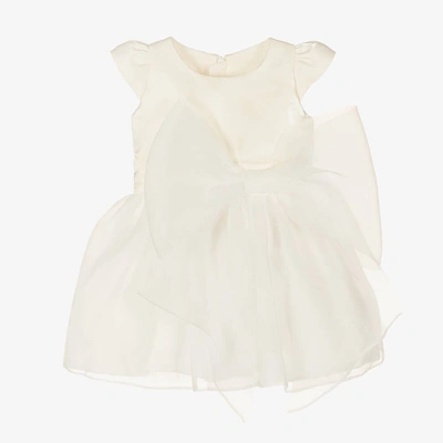 Childrensalon Occasions Babies' Girls Ivory Satin & Organza Dress