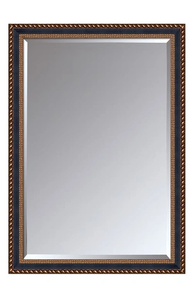Overstock Art Braid & Bead Framed Wall Mirror In Multi