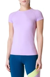 Sweaty Betty Athlete Seamless Shirt In Prism Purple