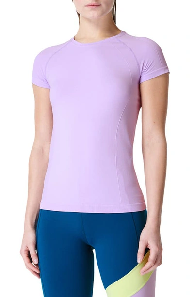 Sweaty Betty Athlete Seamless Shirt In Prism Purple
