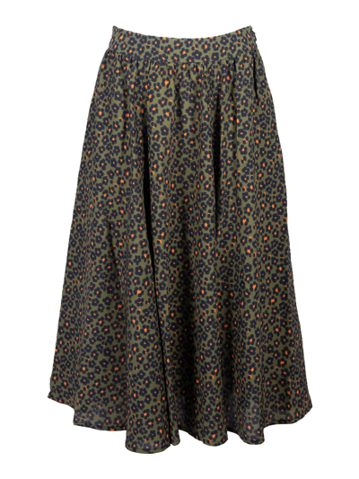 Kenzo Skirt  Woman Colour Military In Dark Green