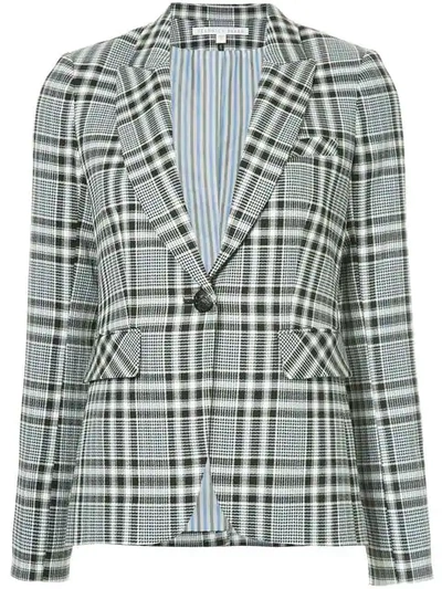 Veronica Beard Ada Checked Blazer In Black