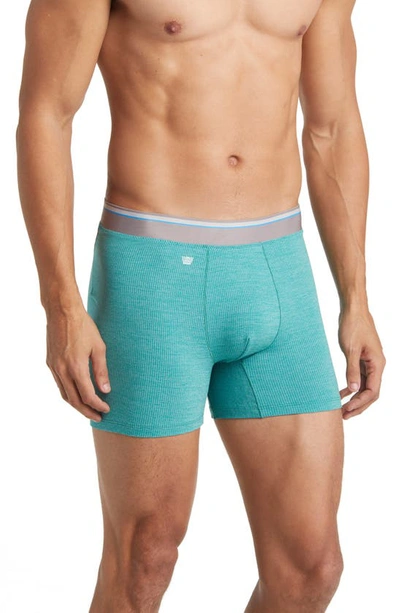 Mack Weldon Airknitx Performance Boxer Briefs In Jadeite