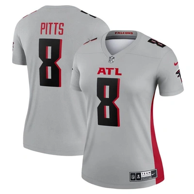 Nike Kyle Pitts Gray Atlanta Falcons Inverted Legend Jersey