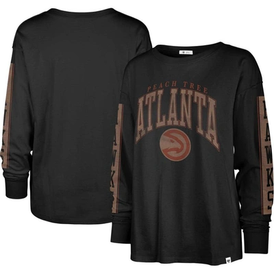 47 ' Black Atlanta Hawks City Edition Soa Long Sleeve T-shirt