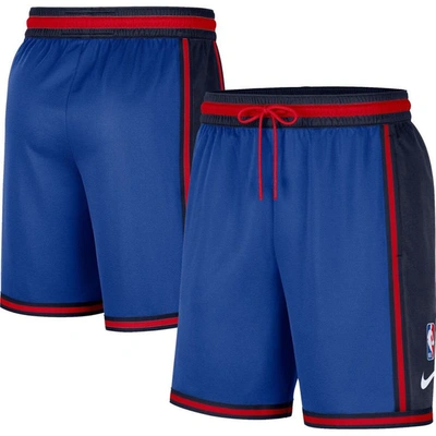 Nike Royal Philadelphia 76ers Pre-game Performance Shorts