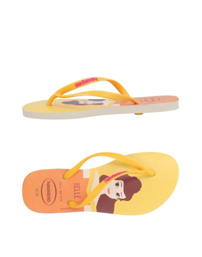 Havaianas Flip Flops In Yellow