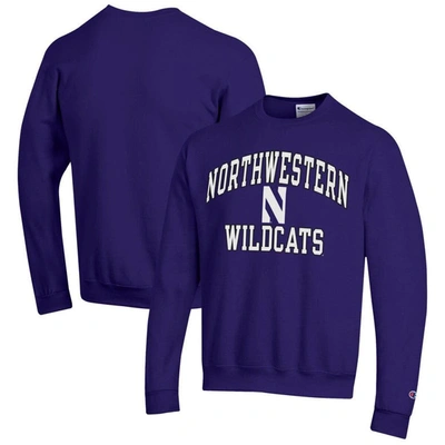 Champion Purple Northwestern Wildcats High Motor Pullover Sweatshirt