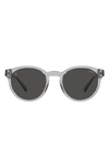 Polo Ralph Lauren 51mm Round Sunglasses In Dark Grey