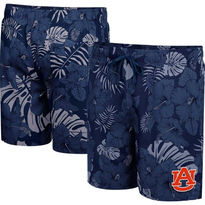 Colosseum Navy Auburn Tigers The Dude Swim Shorts