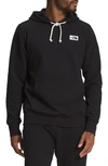 The North Face Heritage Patch Recycled Cotton Blend Hoodie In Black