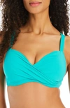 Bleu By Rod Beattie Kore D- & Dd-cup Underwire Bikini Top In Belize