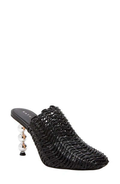 Katy Perry The Beed Zigzag Mule In Black