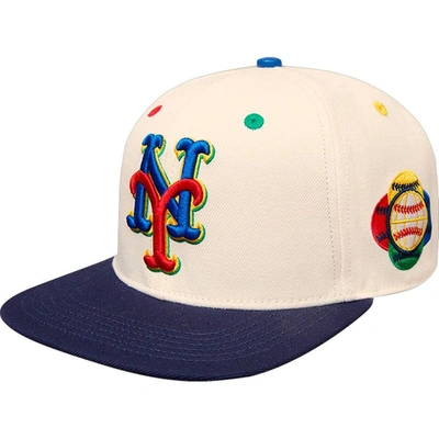 Pro Standard White New York Mets Cooperstown Collection World Baseball Classic Snapback Hat In Neutral