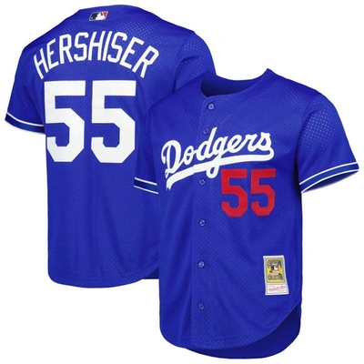 Mitchell & Ness Orel Hershiser Royal Los Angeles Dodgers Cooperstown Collection Mesh Batting Practic