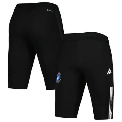 Adidas Originals Adidas Black Charlotte Fc 2023 On-field Training Aeroready Half Pants