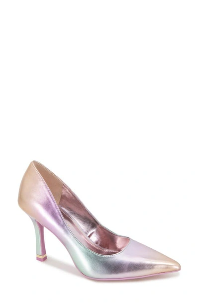 Kenneth Cole Romi Pointed Toe Pump In Pastel Multi
