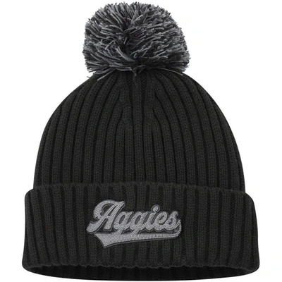 Adidas Originals Men's Adidas Charcoal Texas A&m Aggies Modern Cuffed Knit Hat With Pom