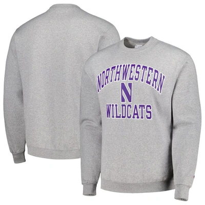 Champion Heather Gray Northwestern Wildcats High Motor Pullover Sweatshirt