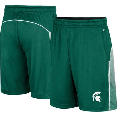Colosseum Kids' Youth  Green Michigan State Spartans Max Shorts