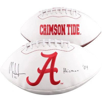 Fanatics Authentic Mark Ingram Alabama Crimson Tide Autographed White Panel Football With "heisman '09" Inscription