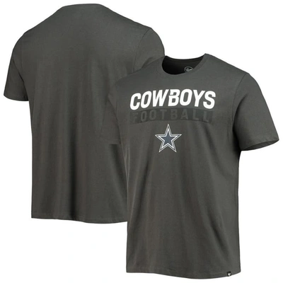 47 ' Charcoal Dallas Cowboys Dark Ops Super Rival T-shirt