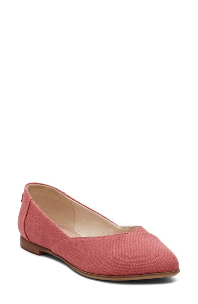 Toms Jutti Neat Flat In Pink Pink