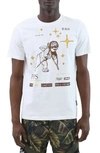 Prps Cherub Embellished Cotton Graphic Tee In White