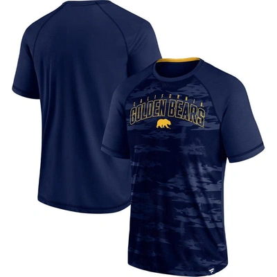 Fanatics Branded Navy Cal Bears Arch Outline Raglan T-shirt