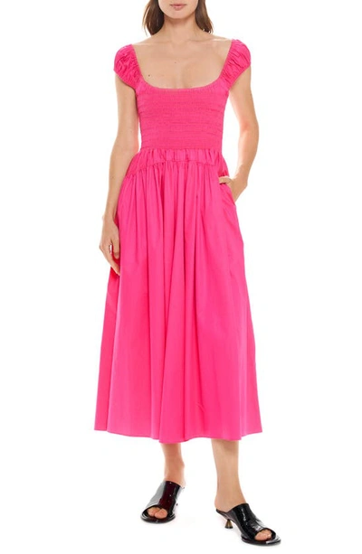 plus size hot pink dresses Women's Plus-Size Short Casual Dolman Dress Eggplant / XLarge