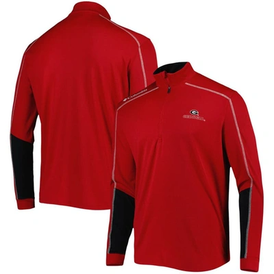 Columbia Red Georgia Bulldogs Shotgun 2.0 Omni-wick Quarter-zip Jacket