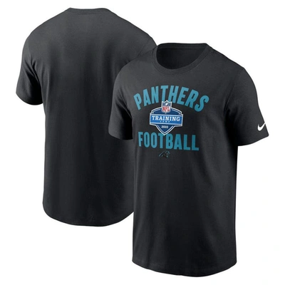 Nike Black Carolina Panthers 2022 Training Camp Athletic T-shirt