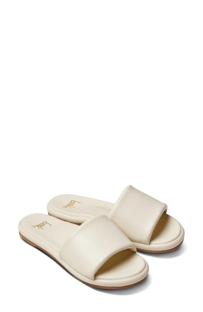 Beek Puffbird Slide Sandal In Eggshell