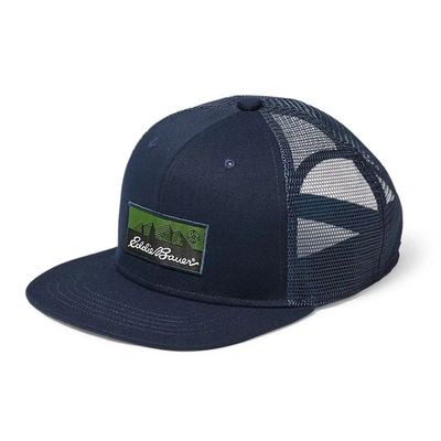 Eddie Bauer Logo High-crown Graphic Hat In Blue