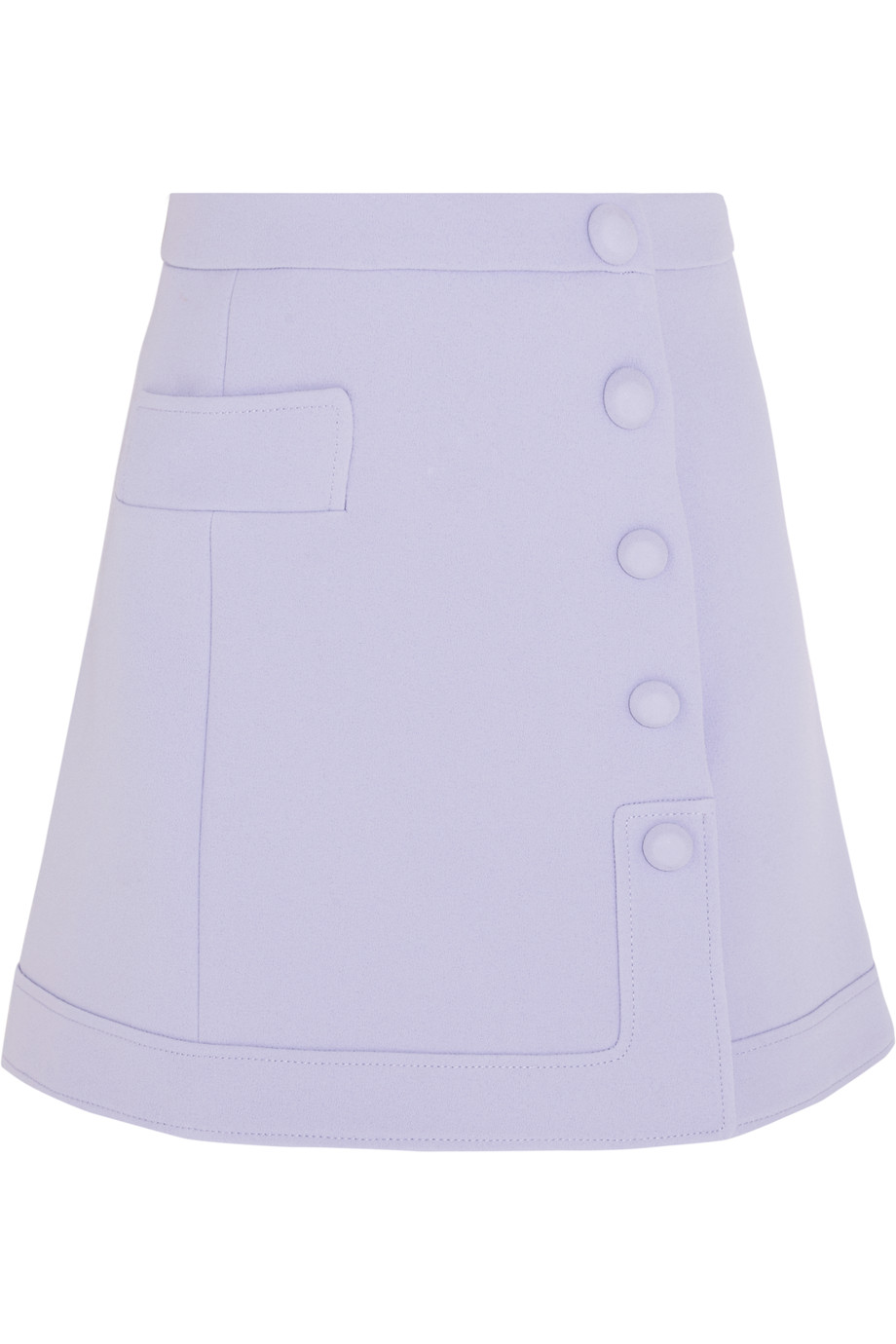 Carven Crepe Mini Skirt | ModeSens