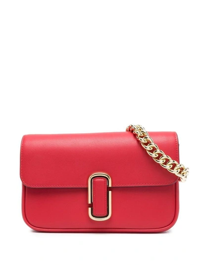 Marc Jacobs The J Red Leather Crossbody Bag