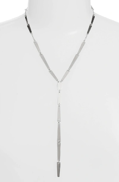 Kendra Scott Gail Linear Link Necklace, 17 In Silver