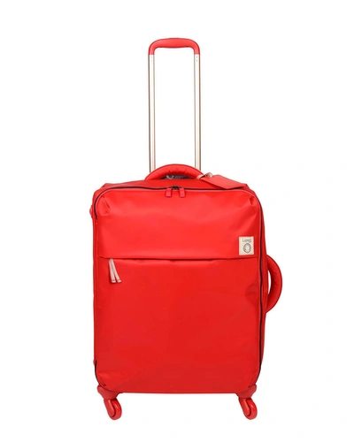 Lipault Ines De La Fressange Spinner Luggage, 26" In Red