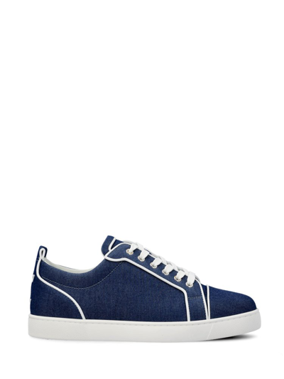 Christian Louboutin Denim Low In Blue