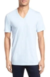 James Perse Short Sleeve V-neck T-shirt In Earth