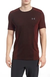 Under Armour Threadborne Regular Fit T-shirt In Rapture Red/ Pierce