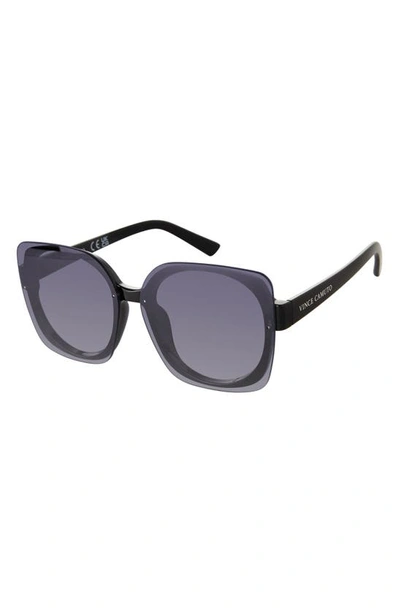 Vince Camuto Oversize Square Sunglasses In Black