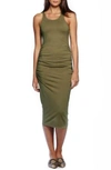 Michael Stars Racerback Midi Dress In Caper