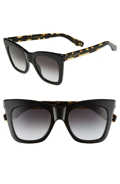 Marc Jacobs 50mm Cat Eye Sunglasses - Black