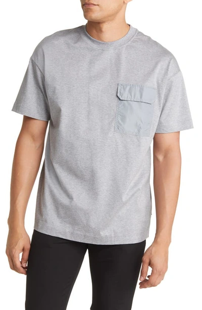 Hugo Boss Tames Pocket T-shirt In Light Grey