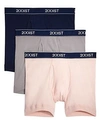 2(x)ist Essentials Boxer Briefs, Pack Of 3 In Pink/gray/navy
