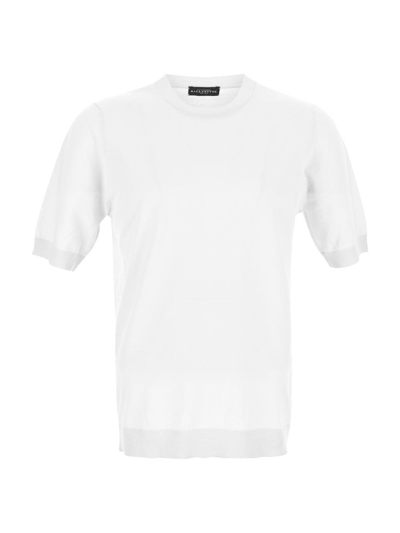 Ballantyne Short-sleeve Cotton T-shirt In White