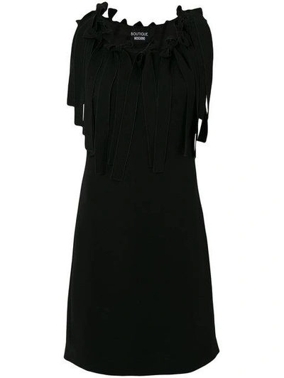 Boutique Moschino Sleeveless Bow Dress In Black