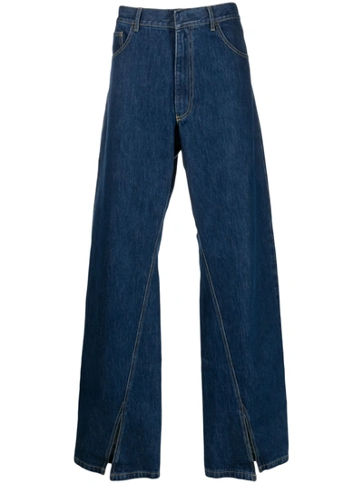 Bianca Saunders Wide-leg Denim Trousers In Blue